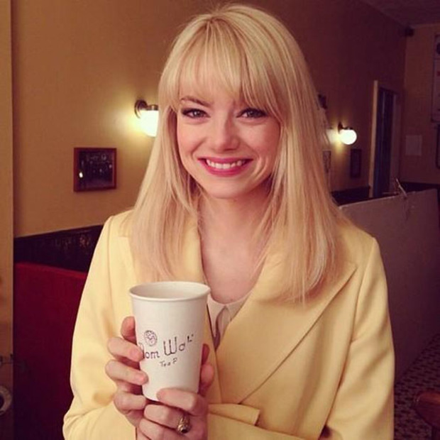 Emma Stone en la primera imagen de rodaje de The Amazing Spiderman 2.