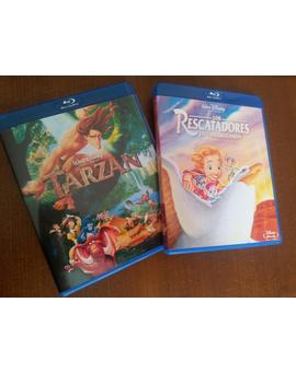 Fan Made -  Blu ray  "Los Rescatadores en Cangurolandia",y "Tarzán"