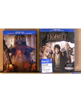 The Hobbit Digibook blu-ray review with 3D case Walmart Exclusive