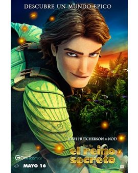 Póster con lo personajes de la película Epic....