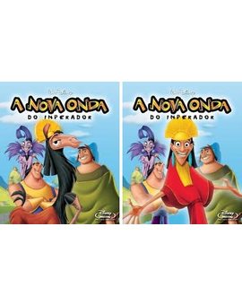 2 caratulas opcionales para la edición en Disney blu ray de "El Emperador y sus Locuras"-Brasil-