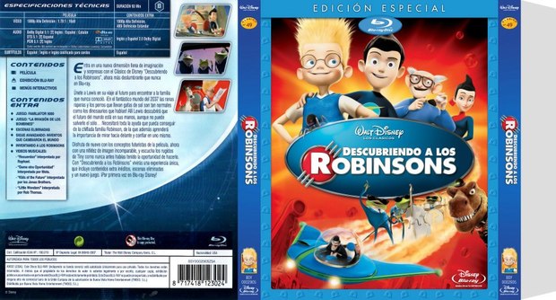 Slipcover para descargar - Descubriendo a los Robinsons