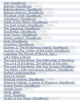 Steelbook`s USA "Nuevos"