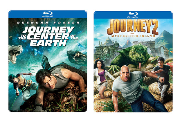 Journey to the Center of the Earth  / Journey 2: The Mysterious Island (SteelBook) -USA- 
