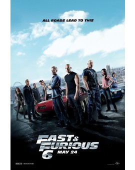 -Póster //Fast & Furious 6// -