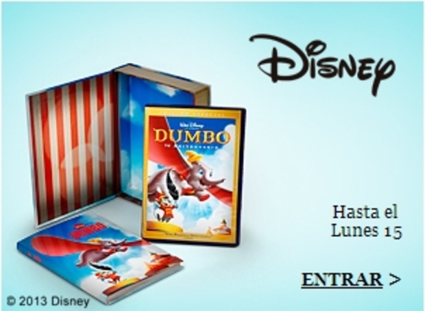 Mañana último día.Oferta en Privalia películas Disney,gracias al aviso de meikomb.