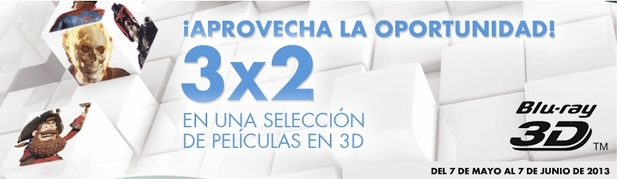 Oferta ECI:3x2 blu-ray 3D