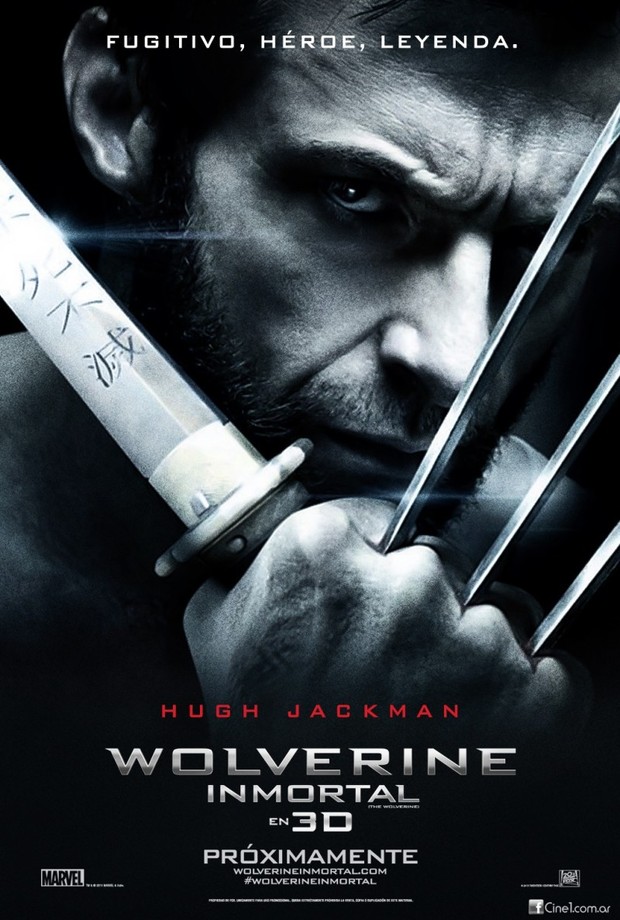 Wolverine Inmortal 3D (Póster)