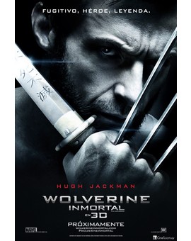 Wolverine Inmortal 3D (Póster)