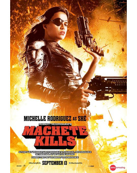 Michelle Rodriguez en nuevo cartel de la película Machete Kills