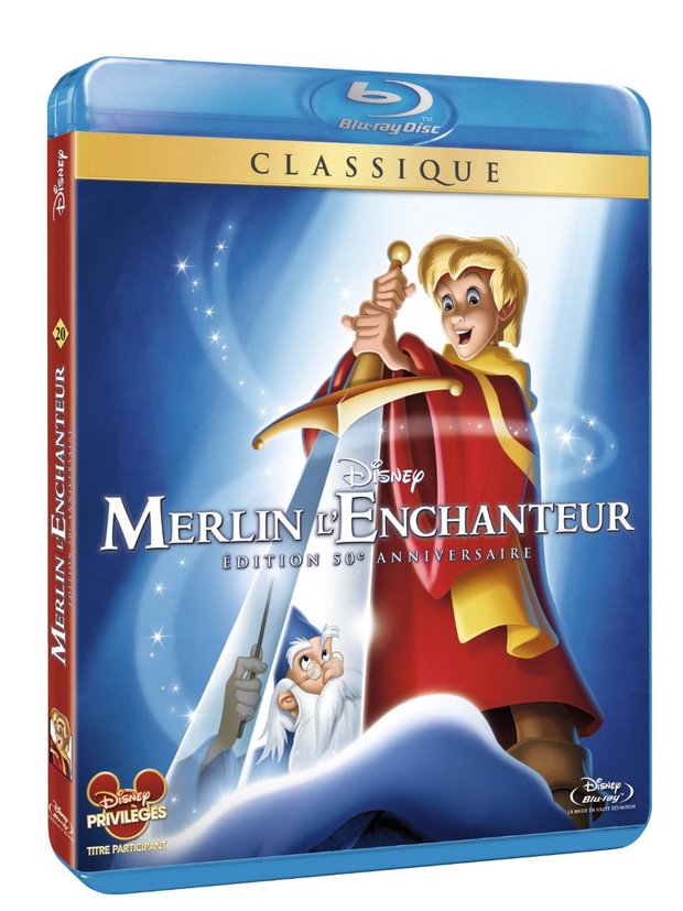 Merlin l'Enchanteur [Blu-ray] (Merlín el Encantador)- Edición Francesa
