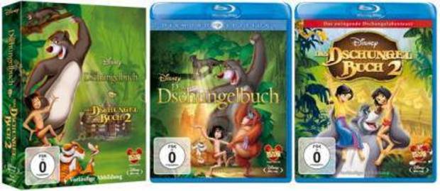 Ediciones Alemanas de El Libro de la Selva (también sale secuela)