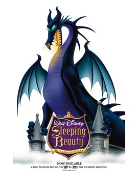 ¿Alguien tiene este póster sin el logo? La Bella Durmiente.