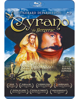 Caratula Blu-ray  peliculas blu ray Comprar CYRANO DE BERGERAC (BLU-RAY) Ampliar frontal CYRANO DE BERGERAC (Fecha 17/07/2013)