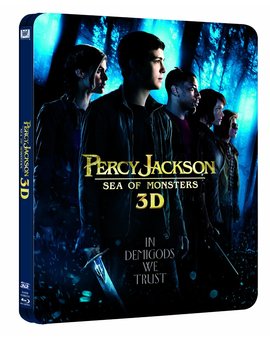 Percy Jackson: Sea of Monsters - Limited Edition Steelbook (Blu-ray 3D + Blu-ray + UV Copy)