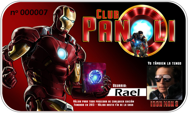 Para: Rael carnet Club Panoli (nº000007)