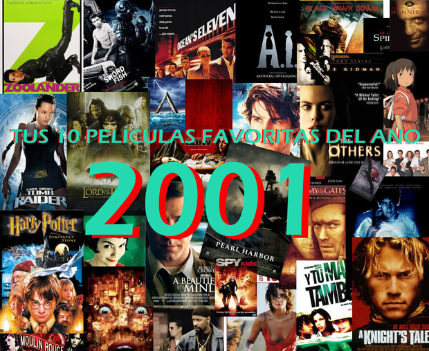 Tus 10 películas favoritas del año 2001