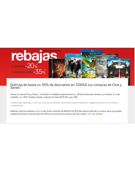 Rebajas ECI (Hasta el 28 de Febrero 2014)