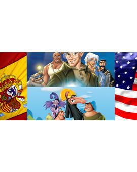 Pronto comparativas de ESP - USA (Películas Disney)