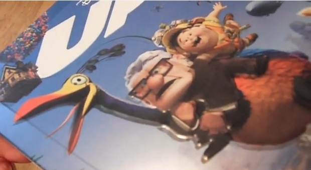 Up 3D + 2D Zavvi Exclusive Blu-ray Steelbook Disney Pixar Collection PRINT ERROR