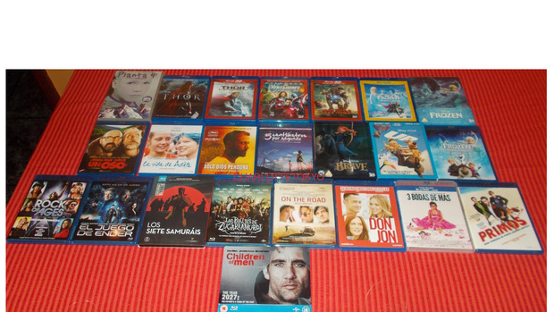 Todas las compras Blu-ray/DVD -Abril 2014-