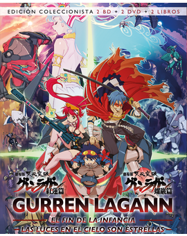 GURREN LAGANN: ED. COLECCIONISTA (2 BD+2 DVD+2 LIBROS) Ya podéis reservar la Edición Coleccionista de Gurren Lagann
