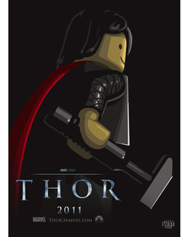 LEGO poster (Thor)