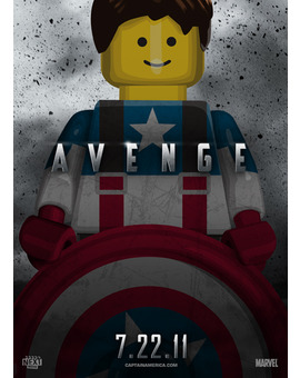 LEGO poster (Capitán América )