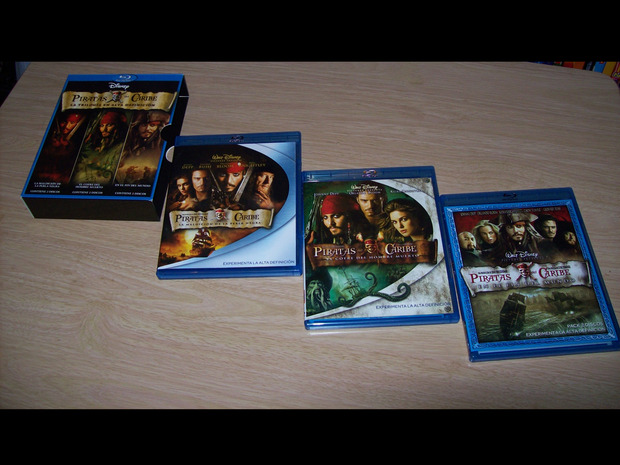Trilogía Piratas del Caribe (Blu-ray)