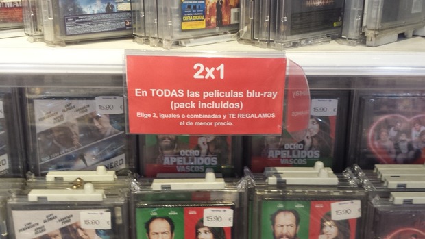 Que zorros!!! hoy si tenian puesto el cartelito en carrefour mostoles