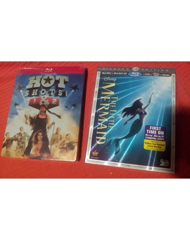 Hot Shots 1&2 (Steelbook - FR) - La Sirenita 3D (USA)