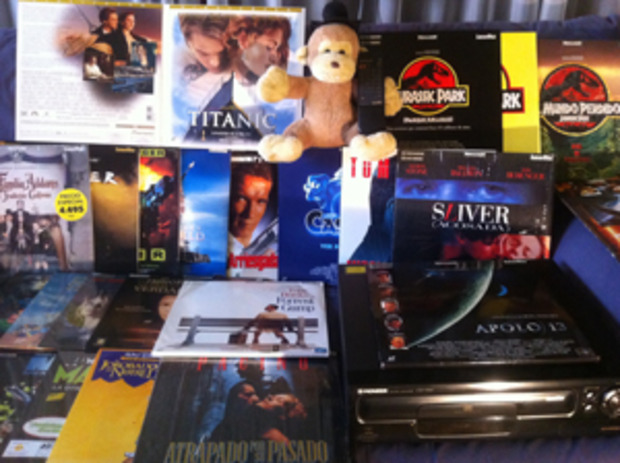Mi colección de Láser Disc :)