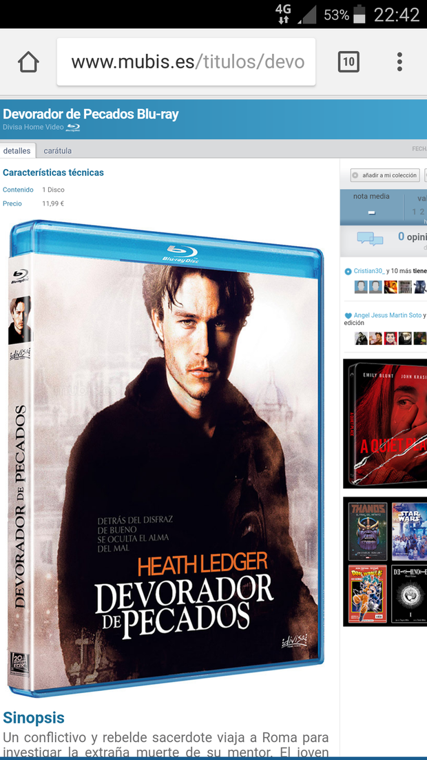 ¿Alguien tiene esta edición en Blu ray?