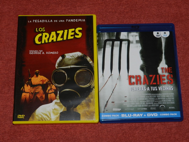 The crazies original (DVD) y remake (blu ray)
