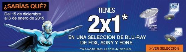 2x1 Fnac (del 15/12 hasta 6/1)