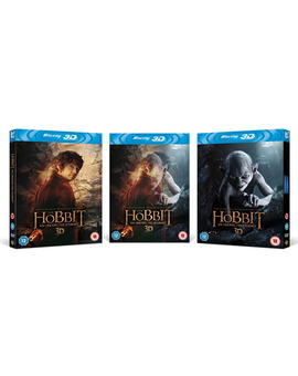 "El Hobbit : Un Viaje inesperado 3D" / UK / Edic. Funda Cartón Holográfica