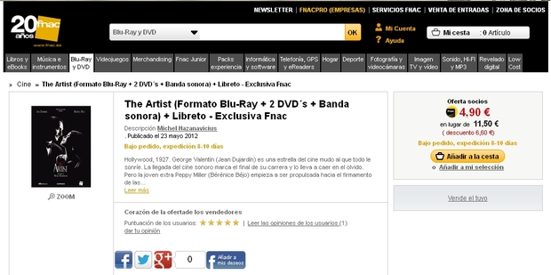 "The Artist" (Edic. Limitada Fnac)