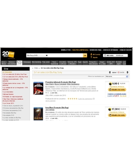 Oferta : 2x1 en BRs de SONY en el Fnac.es (muchas a 9,98 €)