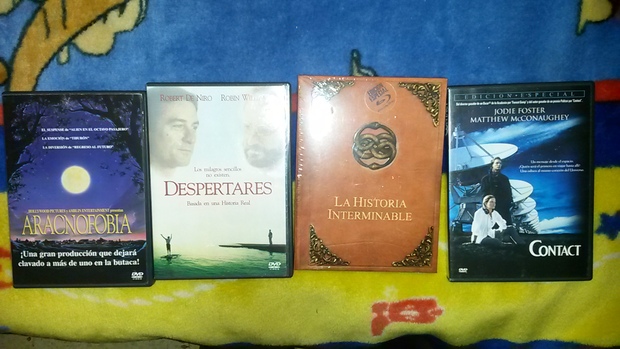 Ultimas compritas la historia bluray el corte ingles y un par de dvds de cex