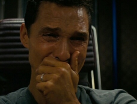 McConaughey también lloró con el trailer...