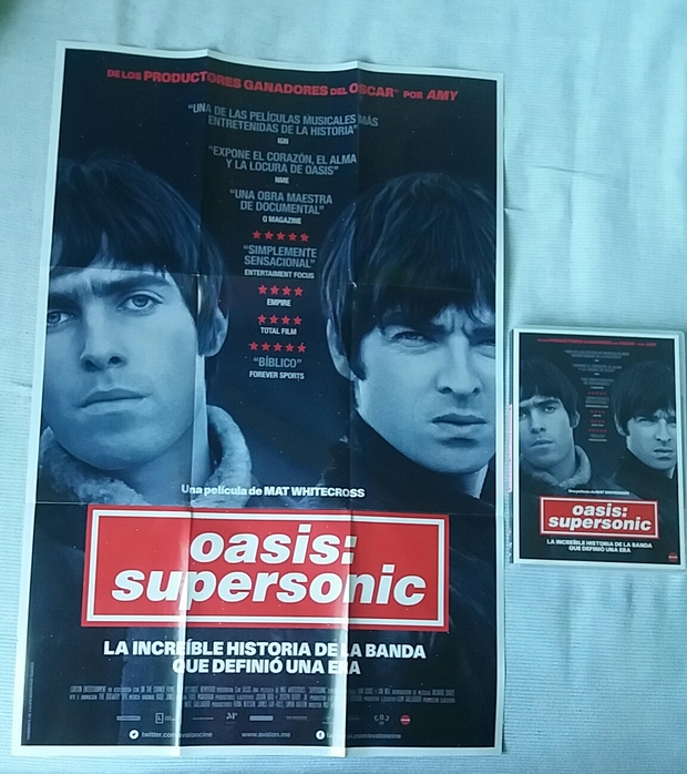 Dvd de Oasis supersonic + póster de regalo