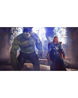 Uno de los grandes momentos de "Los Vengadores"