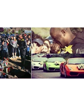 Emotiva imagen de Tyrese Gibson llorando a su amigo