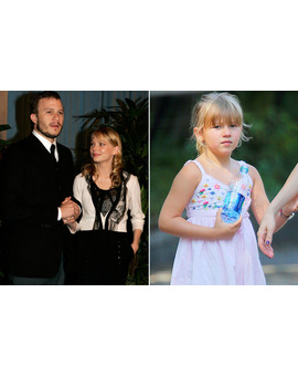 Matilda Ledger en la actualidad, igualita que su padre.