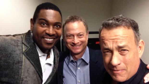 Bubba con el Teniente Dan y Forrest, 20 años después.