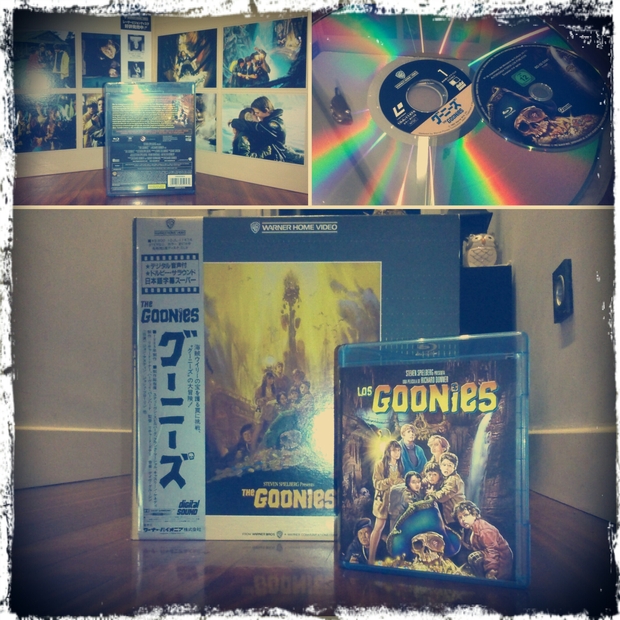 Antes y después: LaserDisc Goonies vs Bluray Goonies