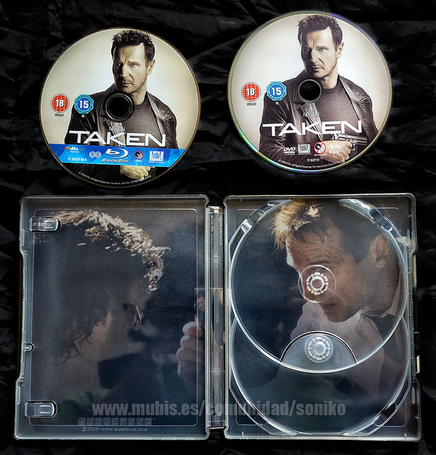 Taken Steelbook (Interior)