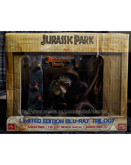 Trilogía Jurassic Park (Edición alemana coleccionista T-Rex) CAJA frontal