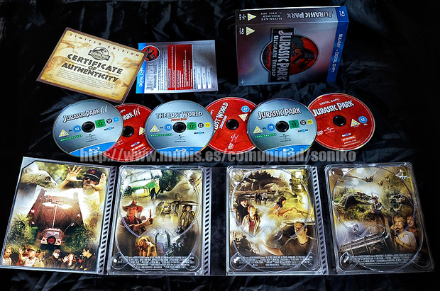 Trilogía Jurassic Park (Edición alemana coleccionista T-Rex) DIGIPACK