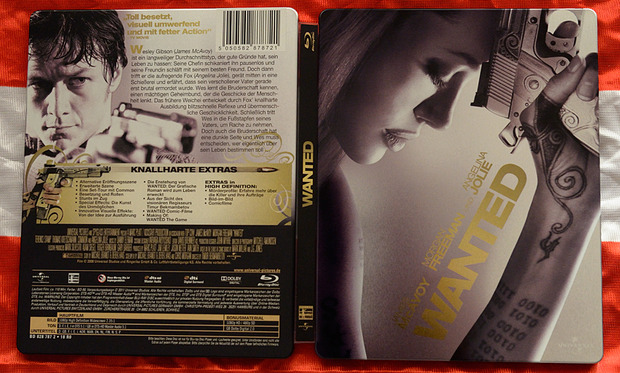 Wanted - 100th Universal Steelbook Alemania